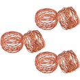 thumbnail image 1 of Napkin Rings Set of 6 for Dinner Parties, Dining Table Decoration Handmade Napkin Holder (Copper), 1 of 7