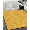 thumbnail image 3 of Ahgly Company Machine Washable Indoor Rectangle Transitional Bright Gold Yellow Area Rugs, 3' x 5', 3 of 7