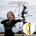 thumbnail image 6 of AME 2 Pieces Archery D Loop Rope 10 Feet Archery Bowstring Serving Thread D Loop Rope Release Material Nocking D Loop Rope String, 6 of 6