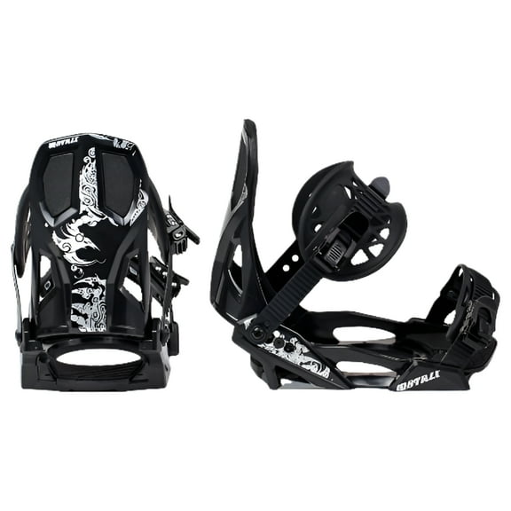 Biolage Lightweight Matrix PH611 All-Mountain Snowboard Bindings for Men's Boots, Medium, Black