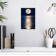 thumbnail image 3 of Elephant Stock Night Ocean Wall Art - Vertical Canvas Wall Art - Living Room Wall Decor - Astronomy & Space Canvas - Blue And Beige Decor - 8" x 12", 3 of 8