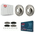 thumbnail image 1 of CMX Front Disc Brake Rotors and Ceramic Pads Kit for Car Honda Civic K8C-100638, 1 of 11