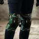 thumbnail image 3 of 2 rodilleras de motocicleta, rodilleras protectoras para motocross reflectantes térmicas Verde reflectante, 3 of 9