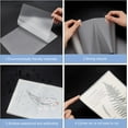thumbnail image 4 of 120Pcs 6 Style Plastic Thermal Laminating Pouchs for Photo Document Leaflet Protecting Clear 95~220x66~160x0.1mm 20 sheets/style, 4 of 8