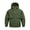 Army Green, variant on Men's Lightweight Packable Anorak Windbreaker Quarter Zip Pullover Hooded Regular Fit Mesh Lined with Zipper Kangaroo Pocket for Hiking Travel