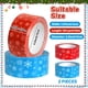 thumbnail image 2 of Cinta Adhesiva gisgfim 2 Rollos 5 cm x 91 m Copos de Nieve Navideños, 2 of 7