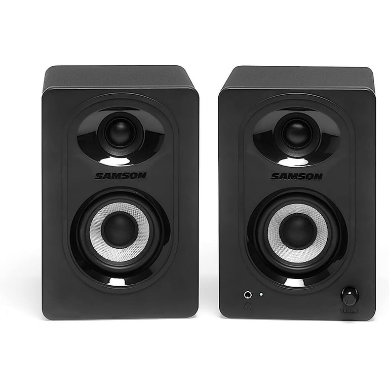 Audio-Technica AT-LP60XBT Bluetooth Turntable (Black) Bundle with Speakers  Pair