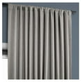 thumbnail image 5 of TiaGOC BOCH-LN185-P Faux Darkening Curtains-84 Inches Long Extra Wide Luxury Linen Curtains for Bedroom & Living Room (1 Panel), 100W x 84L, Clay, 5 of 9