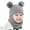 Gray, variant on Baby Kids Winter Warm Hat Balaclava for 1-6Years, Multifunction Thermal Windproof Knitted Hat Scarf Set for Girls Boys Toddler, Fleece Lined Hat Cap Hood Neck Warmer Scarf for Outdoor Activities
