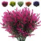 thumbnail image 1 of Flores artificiales RECUTMS de lavanda sintética, 8 paquetes (fucsia), 1 of 7
