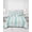 Blue, White, Green, variant on Quilts Full Size, Sage Green Striped Soft Comforter Bedding Set for Bed, Watercolor Abstract Vertical Stripes Ombre Lightweight Quilted Bedspread with Pillow Cover(2 Pieces) All Season, 78x90 Inch