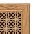 thumbnail image 6 of SAFAVIEH Piran 4 Door 2-Shelf Media Stand Oak / Gold, 6 of 10