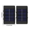 thumbnail image 4 of Bewildely 2 piezas de luz solar de pared ABS portátil decorativa a prueba de sol alimentada por batería recargable lámpara de jardín al aire Iluminación y accesorios 6 perlas blancas, 4 of 6