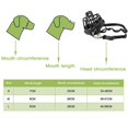 thumbnail image 5 of Dog Muzzle, Basket Breathable Silicone Dog Muzzle For Anti-barking And Anti-chewing For Small, Medium, Large Dogs, Stop Biting, Barking And Chewing _jiue, 5 of 5