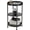 Black, variant on Side Table, Round End Table with 3 Storage Shelves for Living Room, Bedroom, Nightstand with Steel Frame for Small Spaces, Industrial Round Sofa Table, Outdoor Accent Coffee Table, Black