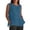 Navy, variant on KHONTS Linen Plus Size Tank Tops for Women Crewneck Pleated Front Sleeveless Summer Holiday Shirts White XL