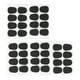 thumbnail image 2 of Almohadilla para boquilla de clarinete, 40 piezas pinte de boquilla almohadillas para clarinete acesorios para clarinete acesorios para saxofón almohadillas para boquilla de, 2 of 7