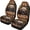 Brown Bear Pattern, variant on XYZCANDO Car Seat Protector Anti-Slip Car Seat Covers Front Seat Cover Breathable Protective Vehicle SUV, Dead Leaf Pattern Design