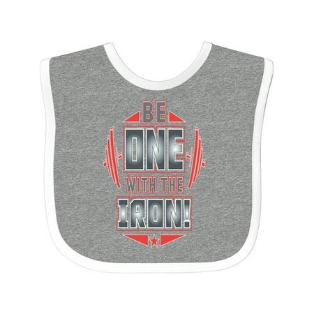 

Inktastic Weightlifting Fitness Lifter Gift Baby Boy or Baby Girl Bib