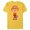 Yellow, variant on Disney PIXAR Turning Red Meilin Lee - Short Sleeve Blended T-Shirt for Adults - Customized-Putty Snow Heather