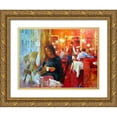 thumbnail image 1 of Zakrynycny, Viktor 18x15 Gold Ornate Wood Framed with Double Matting Museum Art Print Titled - Vienna, Sacher, 1 of 4