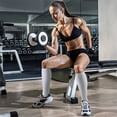 thumbnail image 3 of Compression Socks For Women & Men Circulation ( 3 Pairs White Large-x-large)15-20 Mmhg Is Best Support For Athletic Running Cycling, 3 of 5