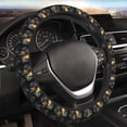 thumbnail image 4 of Cauagu Full Moon Black Dragon Print Car Steering Wheel Cover - Universal Car Accessory for Diverse Cars for Steering Wheel with a Diameter of 14.5"-15", 4 of 7