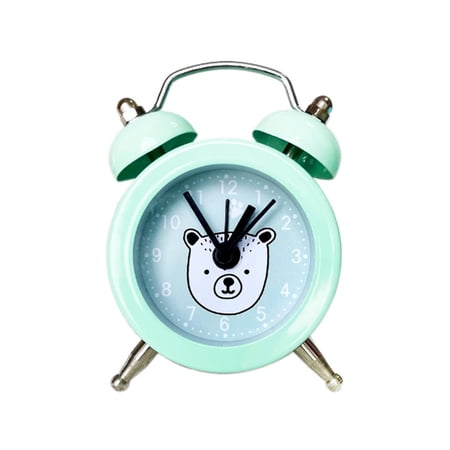 DESIGNICE 2026 New Alarm Clock Compact Retro Alarm Clock Polished Metal Table Clock Silent Alarm Clock for Peaceful Sleep for Bedrooms Nightstands Home Decor Relaxing Mornings Office Desks.
