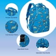 thumbnail image 2 of Mochila KingCheer Cute Preescolar para niñas y niños, color azul, 2 of 7