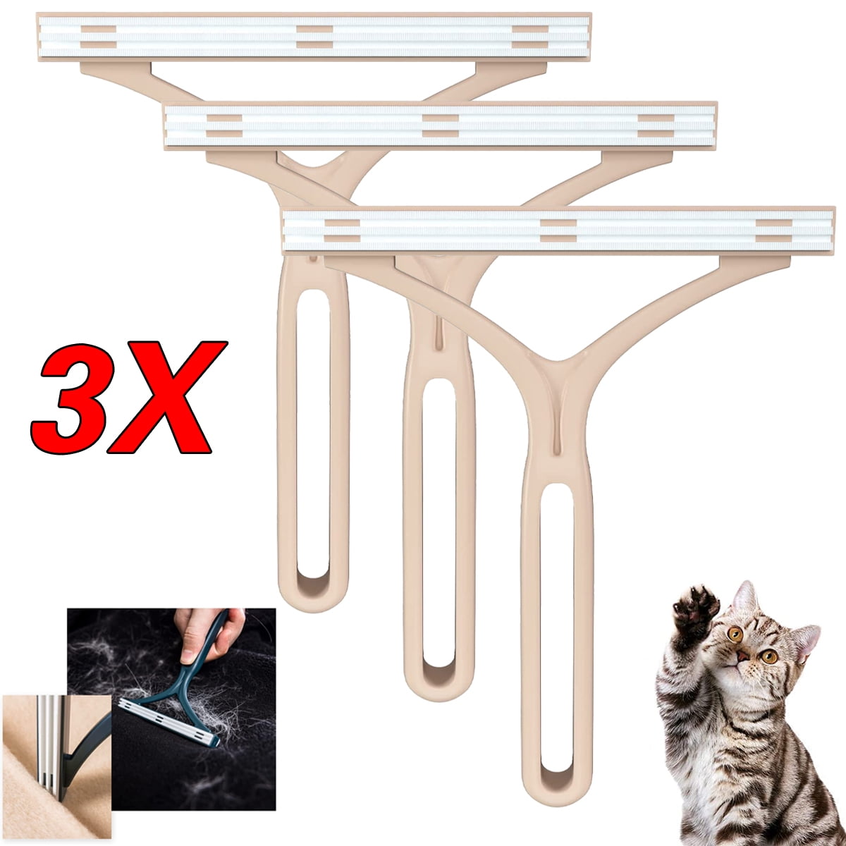 Pet Hair Remover for Couch, Dog Hair Remover Harmless for Clothes, Car, Carpet Hair Removal Tool