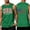 Green, variant on LNZGNM Mens 250 Anniversary USA Tank Tops Plus Size American Flag Sleeveless Shirt Muscle Graphic Tank Tops Athletic Parade Tee Shirts,White 4XL