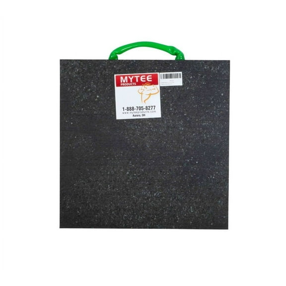 15"x15"x1.5" Thick Outrigger Pad for RV with Ergonomic Handle - High Density Black Stabilizing Jack Landing Pad for Crane, Wrecker, Tow Truck, RVs