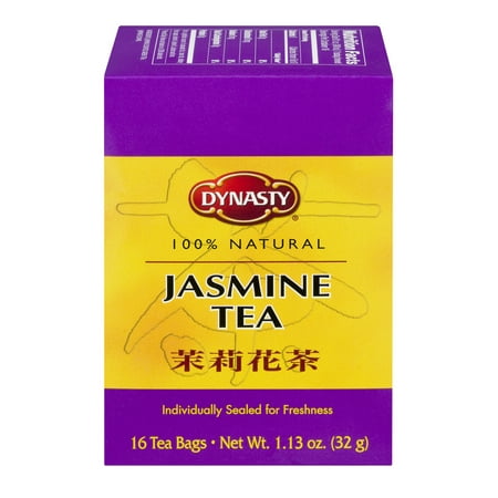 Dynasty 100% Natural Jasmine Tea Bags, 16 ct