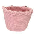 thumbnail image 4 of Siruishop Kids Bike Basket Bike Pannier Decoration Portable Cargo Rack Cycling Storage pink, 4 of 8