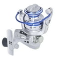 thumbnail image 2 of Carrete de pesca giratorio, balancín de Metal plegable, hilandero de pesca con revestimiento de espejo de acero inoxidable para pescador AL3000 0,18/240 0,2/200 0,25/140, 2 of 10