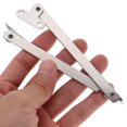 thumbnail image 2 of BRIGHTFUFU 4Pcs Heavy Duty Lid Support Hinges Silver Iron for Homeowner Projects, 2 of 8
