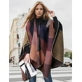 thumbnail image 3 of CAILDANL Women's Shawl Wraps Open Front Poncho Cape Oversized Sweaters Casual Cardigan Shawls for Fall Winter, 3 of 9