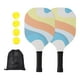 thumbnail image 3 of Juego de raquetas de Pickleball, raquetas de Pickleball, 4 pelotas y bolsa de almacenamiento, raquetas de Pickleball con agarre cómodo para adultos,, 3 of 8