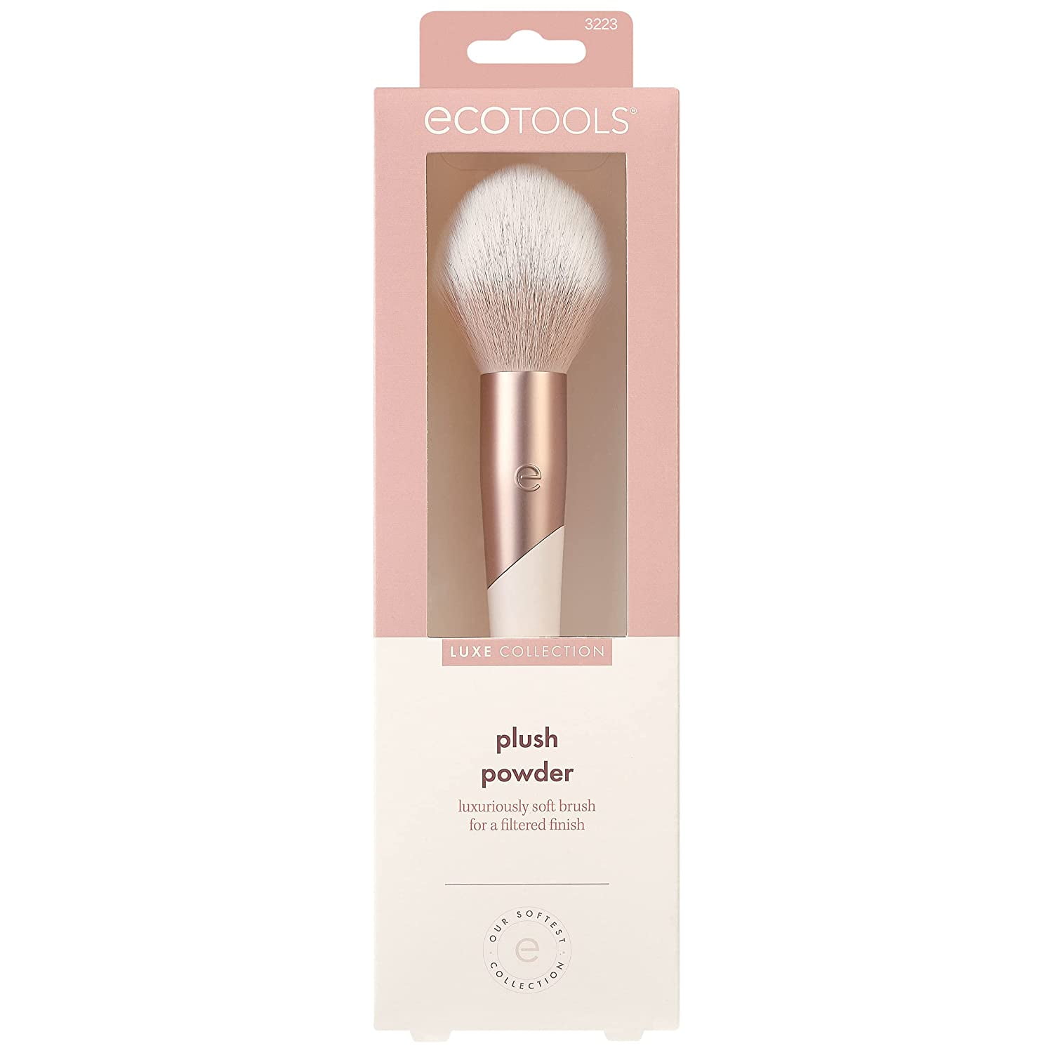 EcoTools, Luxe Collection, Plush Powder Brush, 1 Brush Pack of 2