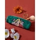 thumbnail image 2 of Frida Kahlo X SHEIN Portable Multifunctional Round Flower Printed Green Pencil Case, 2 of 5