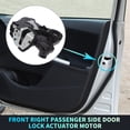 thumbnail image 2 of Actuador de cerradura de puerta eléctrica del lado derecho delantero para Toyota Corolla 2003-2008 No.6903002130 Negro, 2 of 7