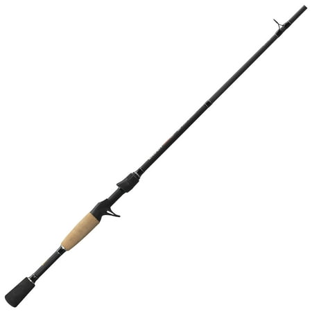 Lew s Laser SG1 Casting Fishing Rod 6-Foot 6-Inch 2-Piece Rod Medium Power Black