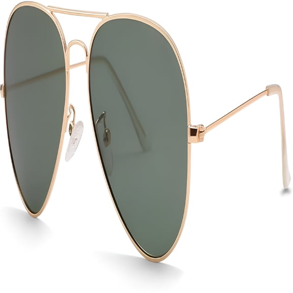 GJX 2026 New Aviator Sunglasses for Men Women Classic Polarized Uv400 Protection for Driving, Beach, Travel, Casual