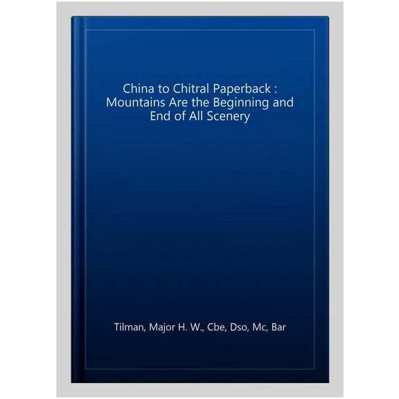 China To Chitral Paperback