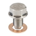 thumbnail image 4 of Tapón de drenaje de aceite,Tapón de drenaje de aceite del motor M12x1,5,Tapón de drenaje de aceite M12x1,5 con junta,Tapón de cárter de aceite M12x1,5 de acero inoxidable,Reemplazo del, 4 of 8