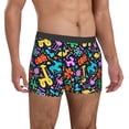 thumbnail image 5 of Men's Boxer Briefs, Colorful Air Balloons1 Soft Comfy Mens Underwear Boxer Briefs Breathable With Widen Waist, 5 of 7