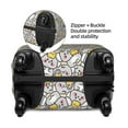 thumbnail image 2 of Honeii cute rat with cheese Elastic Luggage Cover, featuring double-sided printing, is the ideal companion for travel, business trips, and daily use(not included suitcase )-Large, 2 of 7
