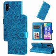 thumbnail image 3 of Funda tipo cartera GANGXUN para Samsung Galaxy F06 5G , diseño girasol, cuero PU, soporte, cierre magnético, tarjetero, 3 of 5