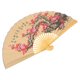 thumbnail image 3 of Oriental Wall Hanging Folding Fan Flower Pattern Paper Fan Wall Background Large Fan Craft, 3 of 3