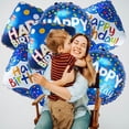 thumbnail image 2 of Set de Globos Cemkhly 6 Piezas Azul Feliz Cumpleaños 46 cm, 2 of 7